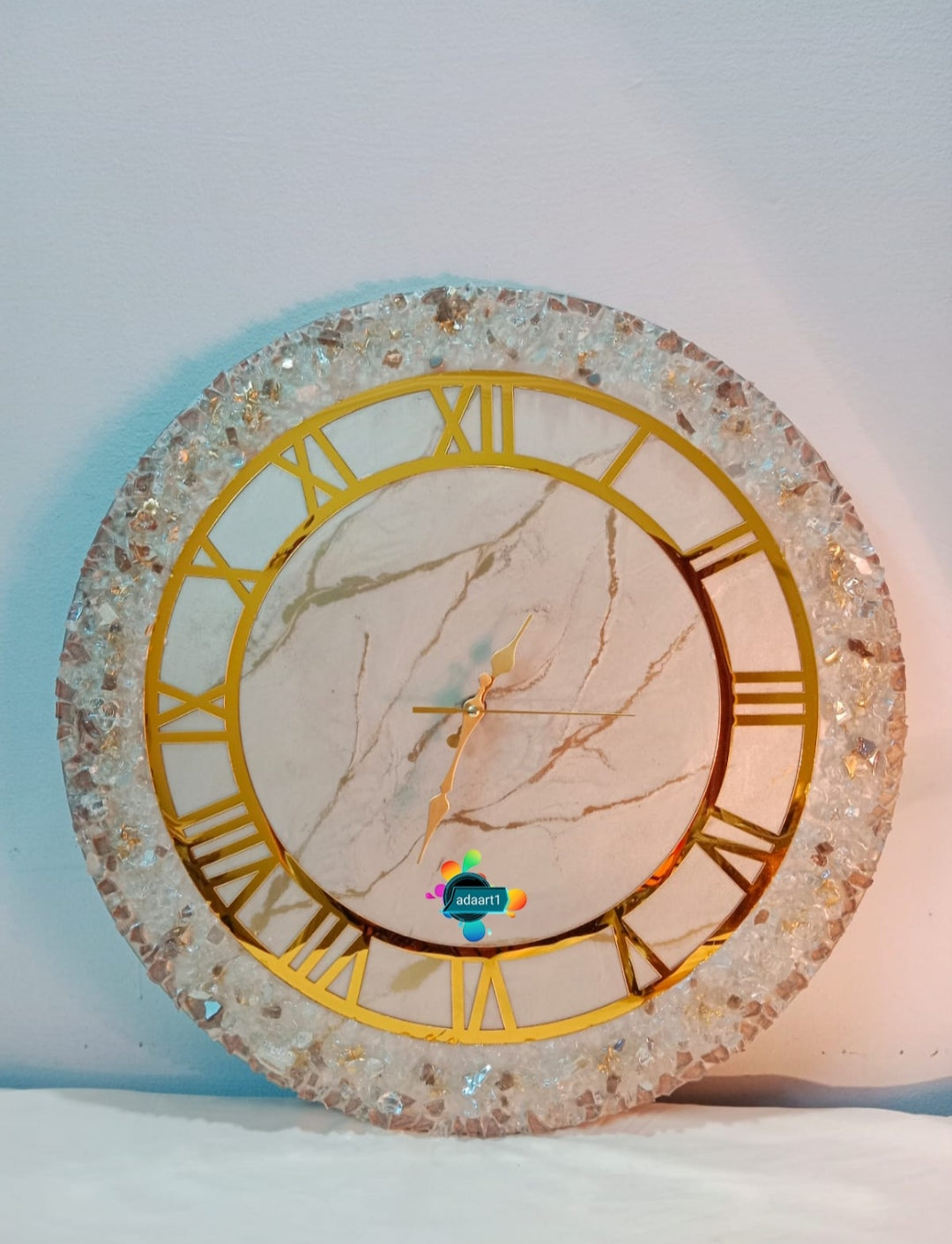 Resin Art Clock